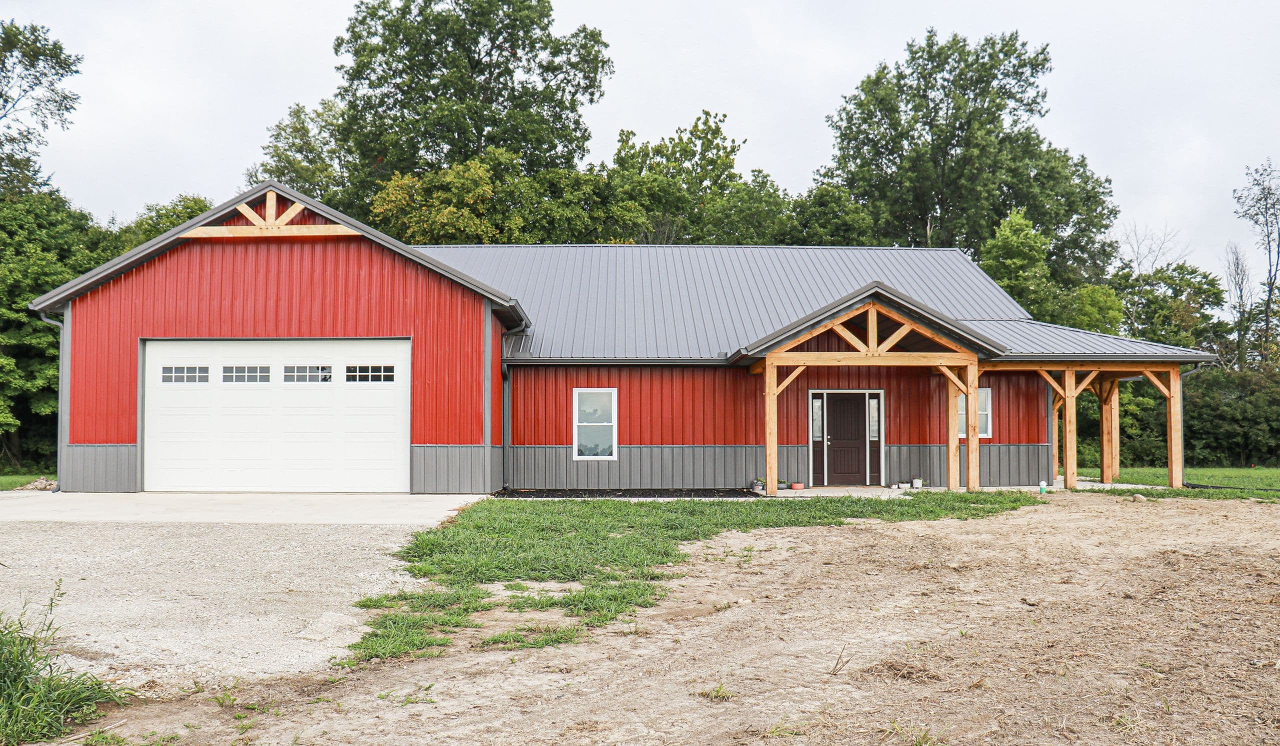 Pole Barn Home in Grant County, Indiana - K Graber Construction